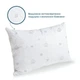 Подушка 50×70 антиалергенна Nature Cotton ТЕП для сну, бавовняне волокно, мікрофібра Membrana - зображення 1