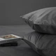 ПростирадлоТЕП "VELOUR" з гумкою сіре, 160x200 - зображення 5