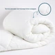 Ковдра двоспальна 180×205 зимова особливо тепла FRIENDLY ALASKA молочна, 450 г/м² (1-00152_33775) - зображення 1