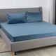 ПростыньТЕП "VELOUR" с резинкой синє, 160x200 - изображение 2