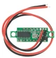 Цифровой вольтметр mini 0-40 В Желтый - изображение 3