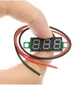 Цифровой вольтметр mini 0-40 В Желтый - изображение 4