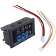 Цифровий вольтметр-амперметр DSN-VC288 V2.0 DC 0-100V до 10 А Червоно-Синій - зображення 1