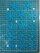Декоративная Снежинка Snowflakes For Christmas Tree Decoration 3Д Печать Бирюзовый 4 См - изображение 2