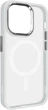 Чохол DULERO Metal Clear MagSafe протиударний для iPhone 14 Pro Max сріблястий - зображення 2