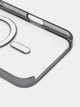 Чохол DULERO Metal Clear MagSafe протиударний для iPhone 14 Pro Max сріблястий - зображення 5