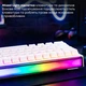 Клавіатура Ajazz NK68 Red Switch USB UA White (NK68-R-W) - зображення 4