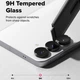 Защитное стекло с рамкой CD Pattern для Samsung Galaxy S25 FE на заднюю камеру black - изображение 2