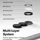 Защитное стекло с рамкой CD Pattern для Samsung Galaxy S25 FE на заднюю камеру black - изображение 4