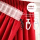 Комплект штор 2 шт 150х260 см, Soft Velvet Lux шторы, гардины, портьеры на шторной тесьме V-19 красная - изображение 4