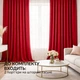 Комплект штор 2 шт 150х260 см, Soft Velvet Lux шторы, гардины, портьеры на шторной тесьме V-19 красная - изображение 5