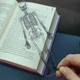 Пластиковая закладка для книг "Скелет", 15 см, закладка для книг. а-0029 - изображение 2