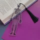 Пластиковая закладка для книг "Скелет", 15 см, закладка для книг. а-0029 - изображение 3