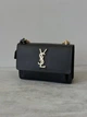 Жіноча сумка Yves Saint Laurent чорна золота фурнітура - зображення 3