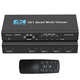 Мультиэкранный HDMI сплиттер с Quad View Addap HVS13, HDMI коммутатор для разделения 4-х источников видео на 1 экран, 4K, Черный - изображение 1