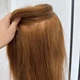 Манекен голова с натуральными волосами 90% учебная для причесок стрижки + штатив крепление к столу в комплекте ( 055 ) - изображение 4