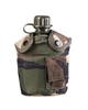 Фляга Mil-Tec 900ML з алюмінієвою чашкою Plastic Canteen Cover and Mug Woodland 14506020-900 (opt-M-T-8455) - зображення 1