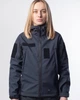 Жіноча Куртка ДСНС R-Military SoftShell на флісі темно-синя розмір S - изображение 1
