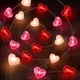 Светодиодная гирлянда на батарейках «Сердца» 2 м на 20 лампочек с декоративными сердечками - изображение 4