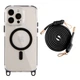Панель-накладка LanyardCase MagSafe TPU+PC для Apple iPhone 14 Pro Max зі зручним регульованим шнурком Black - зображення 1
