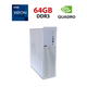 Рабочая станция 2E 2E-V90W-400 Tower / Intel Xeon E5-2650 V2 (8 (16) ядер по 2.6-3.4 GHz) / 64 GB DDR3 / 256 GB SSD NVMe / nVidia Quadro P1000, 4 GB GDDR5, 128-bit / Win 10 non Lic б/у - изображение 1