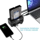 Алюмінієва док-станція RSHTECH 4-в-1: зчитувач HDD/SSD, USB-хаб та SD/TF картрідер - зображення 9