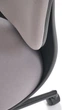 Fotel dziecięcy do biurka Halmar ORION Czarno-popielaty (5905248135796) - obraz 9