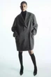 Шкарпетки вовняні COS wool knee-high socks 1196263001 36-38 Чорний - изображение 2