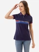 Поло жіноче U.S. Polo Assn 216091-ZH00A (EVENING BLUE) S Темно-синє (786660695526) - зображення 3