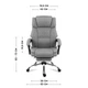 Офисное кресло Mark Adler Boss 6.0 Grey (Ткань) с массажем и подогревом - изображение 13
