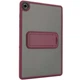 Захисний чохол Deexe Crystal Kickstand для Samsung Galaxy Tab A11 Plus (X230/236) - Wine Red - зображення 3