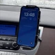 Автомобильный держатель SD01 с беспроводной зарядкой 15W на решётку авто с функцией поворота 90° Серый - изображение 11