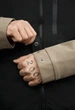 Чоловіча куртка демісезонна стаф чорна оливкова з мембраною soft shell Staff synx black & olive L (380439) - зображення 6