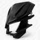 Обтекатель на фару (щиток маска пластик) для мотоциклов Kawasaki KLX250 KLX300 KLX450 чёрный - изображение 2