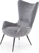 Крісло для відпочинку Halmar JUKON Сіре (5905248135048) - зображення 6