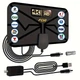 Антена цифрова внутрішня для ТБ HDTV Antenna 4K/1080p з підсилювачем (Black) - изображение 1