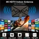 Антена цифрова внутрішня для ТБ HDTV Antenna 4K/1080p з підсилювачем (Black) - изображение 3