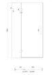 Двері в нішу Koer SR SD04-100×200-TR-01 прозоре скло Easy Clean 10мм, хром (KR5386) - зображення 3