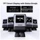 Зарядний пристрій Ugreen 1xUSB + 3xUSB-C GaN 100W Robot X688 gray (45515B) UGREEN 45515B 928345 - зображення 3