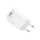 Зарядний пристрій ColorWay USB-C PD20W + 1xUSB QC4.0 white (CW-CHS062PD-WT) ColorWay CW-CHS062PD-WT 928783 - зображення 1