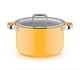 Набор кастрюль WMF Fusiontec Mineral Pro Mango Yellow 4 предмета 3201114070 - изображение 5