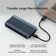 Зовнішній корпус Acasis TBU405Air для M.2 NVMe SSD, Thunderbolt 4/3/USB4, до 40 Гбіт/с (Сірий) - зображення 4