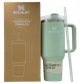 Термос термочашка Stanley Quencher H2.0 Tumbler Light Green 1,18 л з нержавіючої сталі KT7001956 - зображення 1