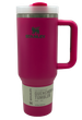 Термос термочашка Stanley Quencher H2.0 Tumbler з нержавіючої сталі Pink 1,18 л KT7001917 - зображення 2