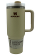 Термос термочашка Stanley Quencher H2.0 Tumbler з нержавіючої сталі Beige 1,18 л KT7001955 - зображення 2