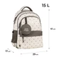 Рюкзак GoPack Education 182M Beige Polka Dots - зображення 3