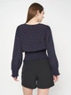 Блуза Vero Moda темно-синій у серці TEEUC752 M - зображення 2