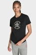 Жіноча чорна футболка CHUCK PATCH Converse XS CVW5T241 - изображение 1