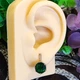 Серьги Xuping Jewelry длина 1.9см ширина 1см медицинское золото позолота 18К цирконий с1329 - изображение 5