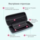 Защитный набор для Nintendo Switch OLED: кейс + прозрачный чехол + пленка + накладки (4 шт.) (Gray) - изображение 3
